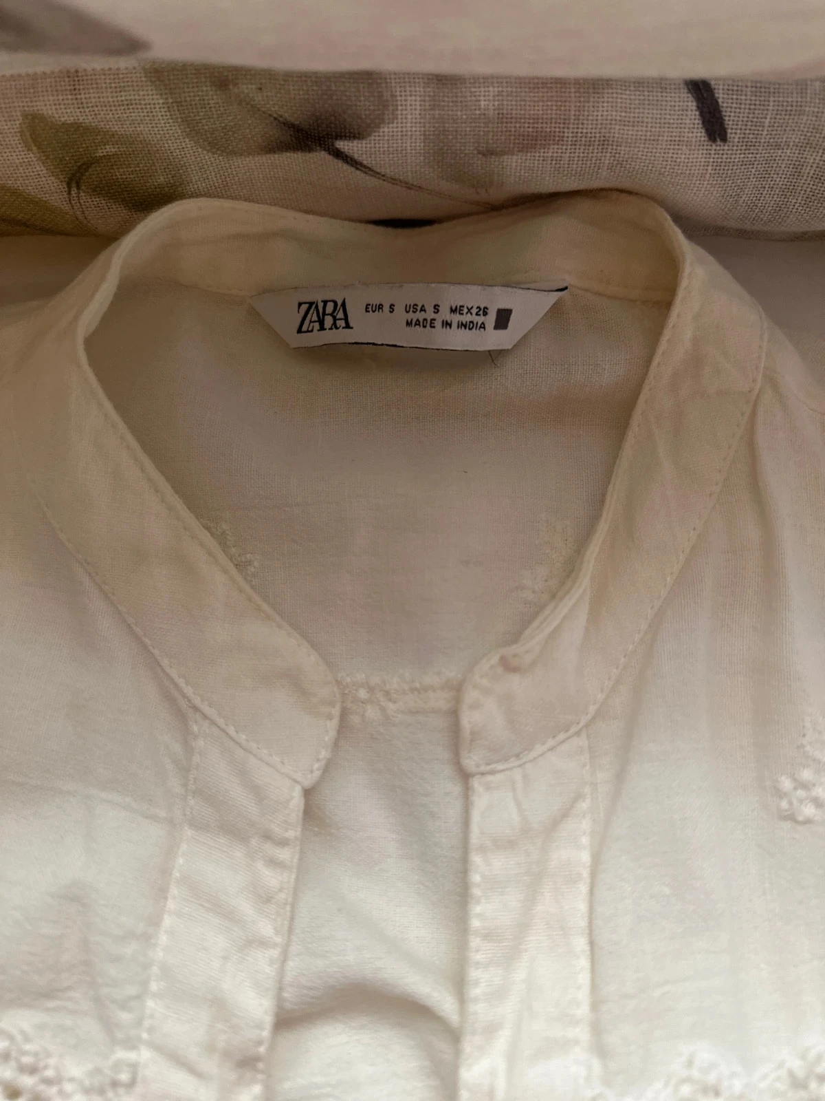 Zara embroidered blouse – photo 3